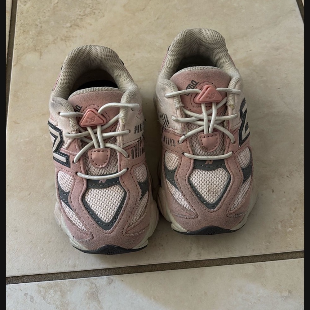 New Balance Kids Sneakers in Pink and Gray